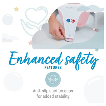 Angelcare Soft Touch 2 In 1 Baby Bath Seat | Ergonomic Newborn Support