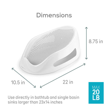 Angelcare Soft Touch Bath Support | Safe Comfortable Baby Bath Aid