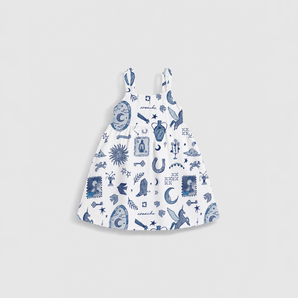 Celestial Print Girls Dress
