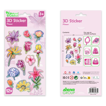 Avenir 3 D Stickers 10 Pack Whimsical Craft | Kids Activity