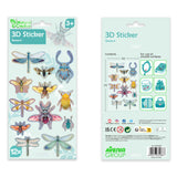 Avenir 3 D Stickers 10 Pack Whimsical Craft | Kids Activity