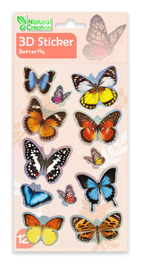 Avenir 3 D Stickers 10 Pack Whimsical Craft | Kids Activity