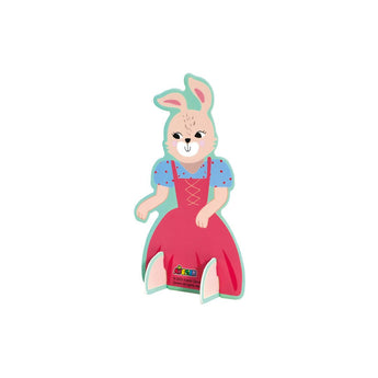 Avenir - Little Hands Play Box - Animal Town Multicolour | 3D puzzle and laces to create an awesome bunny town | Ideal ages 3+ - My Little Thieves