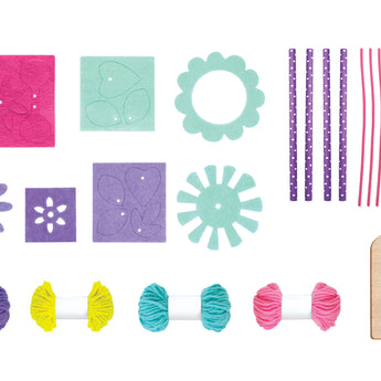 Avenir Pom Pom Bouquet Craft Kit For Kids | Av Craft