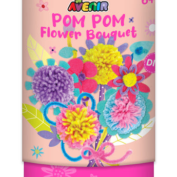 Avenir Pom Pom Bouquet Craft Kit For Kids | Av Craft