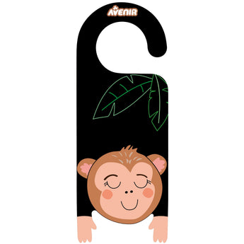 Avenir Scratch Art Animal Door Hangers - Multicolor