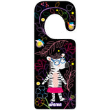 Avenir Scratch Art Animal Door Hangers - Multicolor
