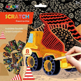Avenir Scratch - Dinos | Arts & Crafts, Greeting Cards Set | Make Beautiful Greetings Cards | Scratch Art 3+