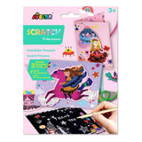 Avenir Scratch - Dinos | Arts & Crafts, Greeting Cards Set | Make Beautiful Greetings Cards | Scratch Art 3+