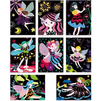 Avenir - Scratch - Little Mermaid Multicolour | Scratch the paper sheets to create colorful designs | Ages 3+ - My Little Thieves