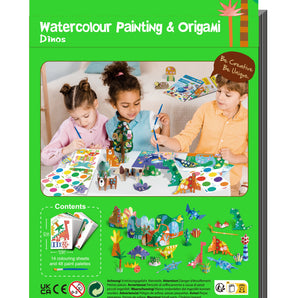 Avenir Watercolour & Origami Creative Garden Kit | Kids Art