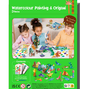 Avenir Watercolour & Origami Creative Garden Kit | Kids Art