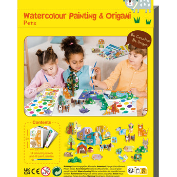 Avenir Watercolour & Origami Creative Garden Kit | Kids Art