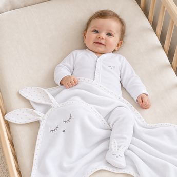 LIVLY Sleeping Cutie Footie & Blanket Gift Set – Pink Box