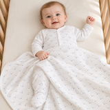 LIVLY Mini Sleeping Wink Footie & Blanket Baby Gift Set