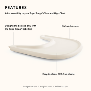Stokke Tripp Trapp Tray Vanilla White