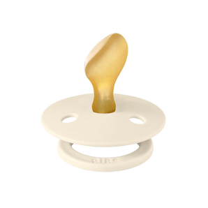 BIBS Pacifier Studio Colour 2 PACK Pin Latex Size 1 Ivory Steel Blue Mix