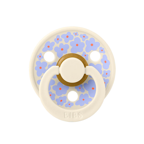 BIBS Pacifier Studio Colour 2 PACK Jasmine Latex Size 1 Ivory Mix