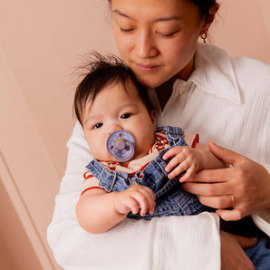 BIBS Pacifier Studio Colour 2 PACK Jasmine Latex Size 1 Fossil Grey Mix