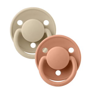 BIBS De Lux 2 PACK Silicone Onesize Ivory/Blush