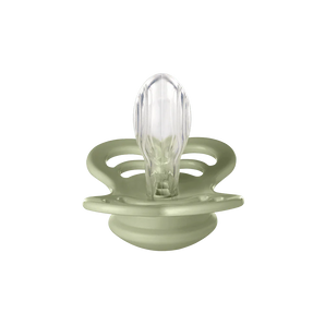 BIBS Supreme 2 PACK Silicone Size 1 Ivory/Sage