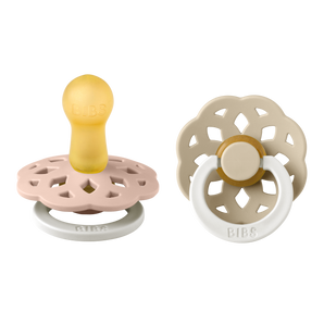Bibs Boheme Glow Latex Pacifiers 2 Pack | Night Soother