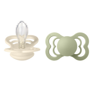 BIBS Supreme 2 PACK Silicone Symmetry Pacifiers