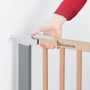 BADABULLE Safe & Lock Wood Metal Safety Gate