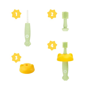 Badabulle Adaptive Silicone Toothbrush for Babies