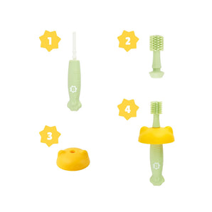 Badabulle Adaptive Silicone Toothbrush for Babies