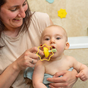 Badabulle Adaptive Silicone Toothbrush for Babies