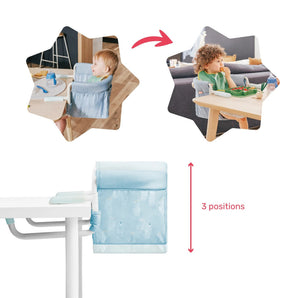 Badabulle Portable Hook-on Highchair - Blue