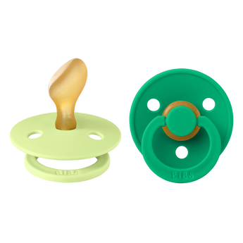 BIBS Colour Pacifier 2 Pack Latex