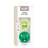 BIBS Colour Pacifier 2 Pack Latex