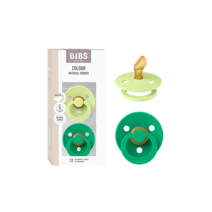 BIBS Colour Pacifier 2 Pack Latex