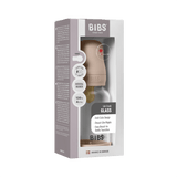BIBS Glass Baby Bottle 120ml Slow Flow | Newborn Feeding