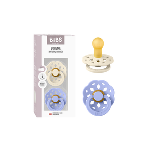 BIBS Pacifier Boheme 2 Pack Latex Pacifiers