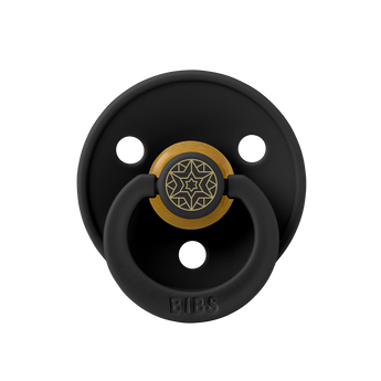 BIBS Pacifier Studio Colour 2 PACK Layl Latex -Black Gold