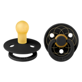 BIBS Pacifier Studio Colour 2 PACK Layl Latex -Black Gold