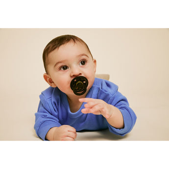 BIBS Pacifier Studio Colour 2 PACK Layl Latex -Black Gold