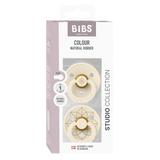Bibs Pacifier Studio Colour 2 Pack Noor Latex Size 1