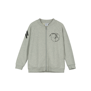 Boy Adventure Grey Zipper Cardigan