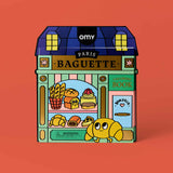 OMY Coloring Boutique French Baguette - colouring book shaped like a French bakery