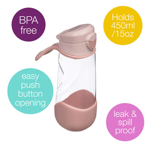 B.Box 450ml Sports Spout Bottle | Leakproof | BPA
