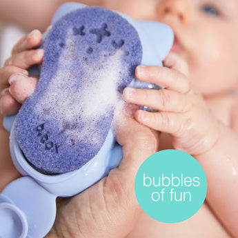 B.Box Baby Bath Brush | Soft Silicone Scrubber for Gentle Cleansing | Ergonomic Grip | Hygienic & Easy to Clean | Newborn+