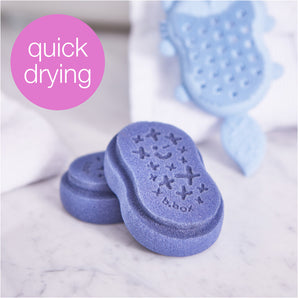 B.Box Replacement Sponge, Twin Pack – Tiny Fox | Soft & Hygienic Sponge Heads for Bottle Brush | Easy to Replace | BPA-Free