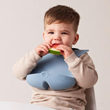 B.Box Silicone Bib | Stay Open Catcher | Rolls for Travel