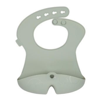 B.Box Silicone Bib | Stay Open Catcher | Rolls for Travel
