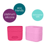 B.Box Silicone Snack Cups Reusable Food Meal Prep Container