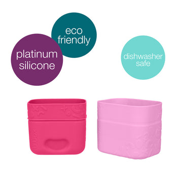 B.Box Silicone Snack Cups Reusable Food Meal Prep Container